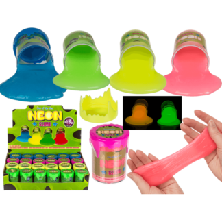 Neon Slime, glows in the dark,