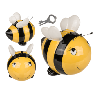 Money bank, bee,