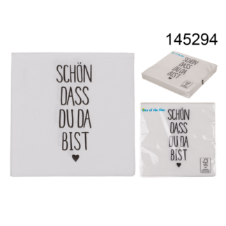 Paper napkins, Schön dass du da bist,