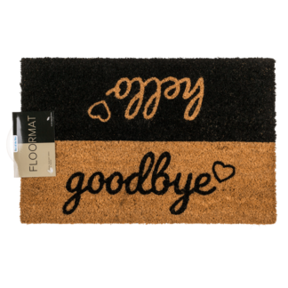 Floor mat, Hello - Goodbye,