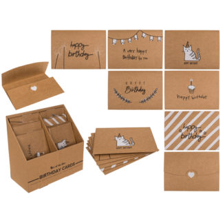 Craft paper gift card 2 in 1,