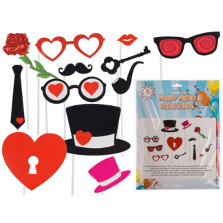 Party photo accessories on stick,