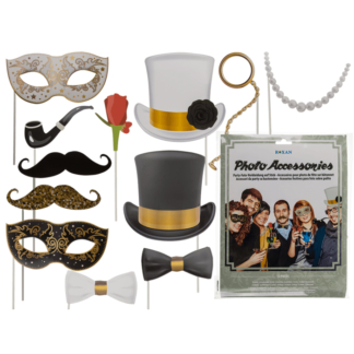 Party photo accessories on stick,
