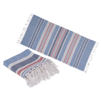 White/blue/ red coloured Fouta Towel (for sauna &,