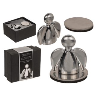 Silver-coloured Magnetic Metal Paper Holder,