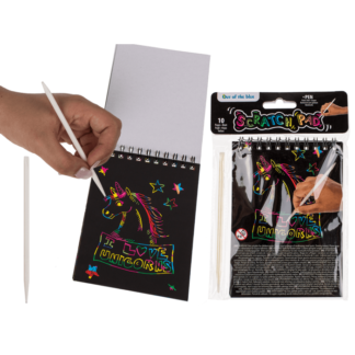 Spiral bound notepad, scratch paper, Colourful,