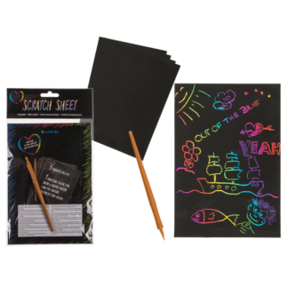 Scratch Sheet, Colourful,