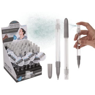 Pen with spray bottle. ca. 7 ml, ca. 18 cm,