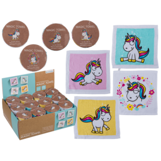 Magic cotton towel, Comic Unicorn,