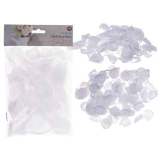 White rose petals,