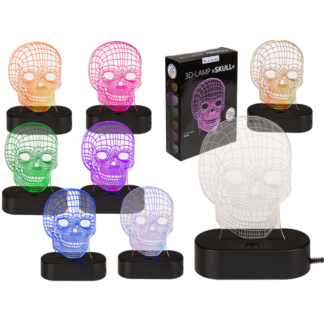 3D-Lamp, Skull,