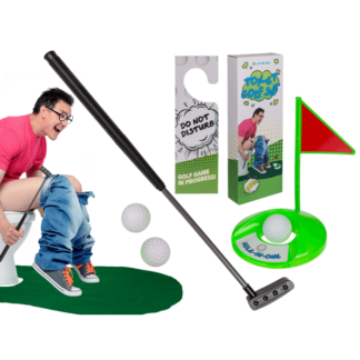 Toilet Golf Set, set of 6,