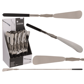 Extendable metal shoe horn,