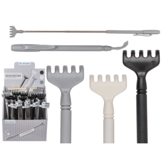 Extendable plastic back scratcher, Colours,
