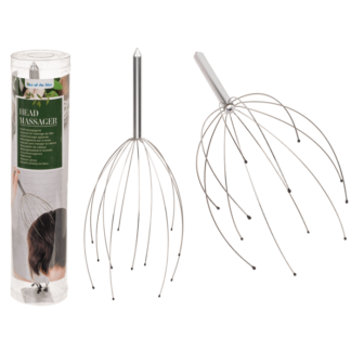 Metal Deluxe Headmassager with 12 massaging arms,