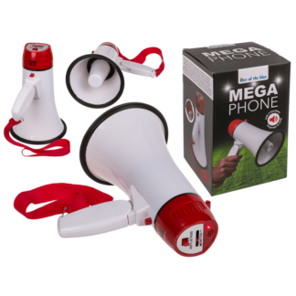 Fan Megaphone with 2 functions (language & song),