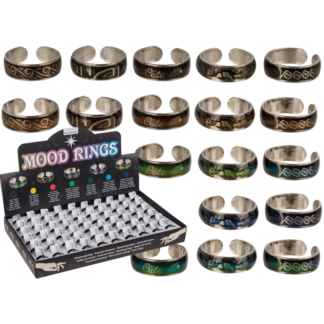 Mood Ring made of copper,