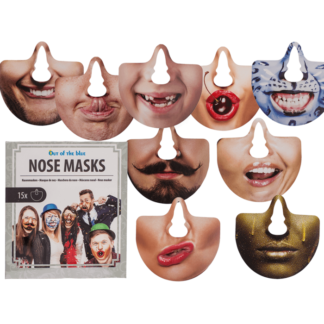Party photo accessoires, nose masks,