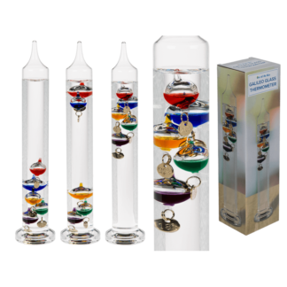 Glass Galileo Thermometer,