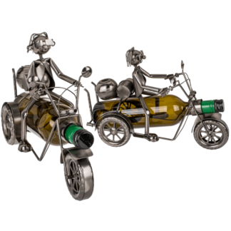 Metal bottle holder, Motorbiker,