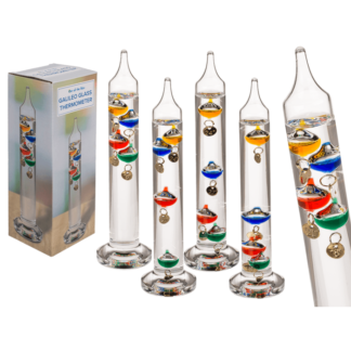 Glass Galileo Thermometer,