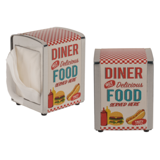 Metal napkin dispenser, Diner,