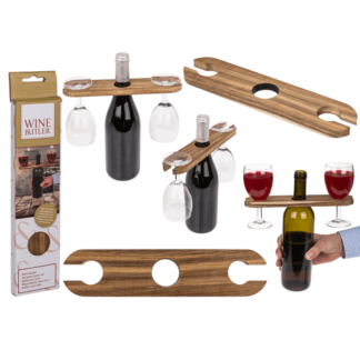 Wine Butler, ca. 25 x 6 x 1 cm,