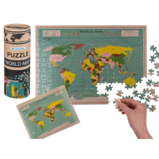 Puzzle, World Map,