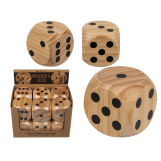 Wooden dice,