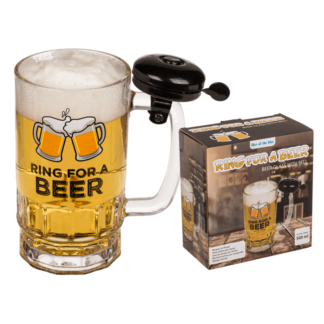 Beer glass with bell,