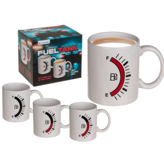Stoneware mug, Fuel Tank Gauge,