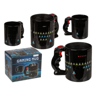 Mug with controller handle, Power Up,