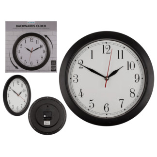 Wall clock, Reverse operation,