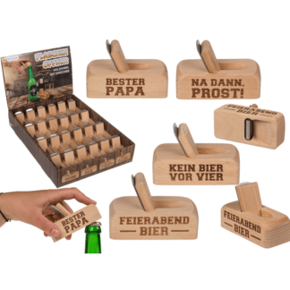 Metal bottle opener with wooden handle, Slicer,