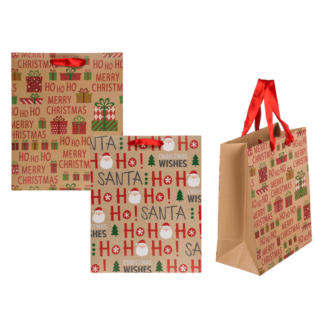 Paper gift bag, Ho Ho Ho,