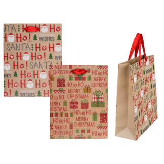 Paper gift bag, Ho Ho Ho,