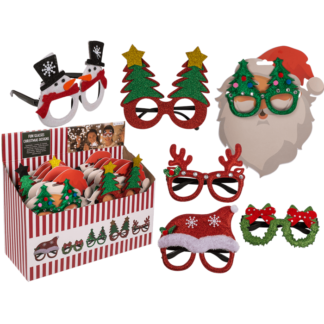 Fun glasses, Christmas,
