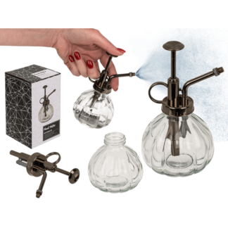 Anthracite coloured glass plant mister,