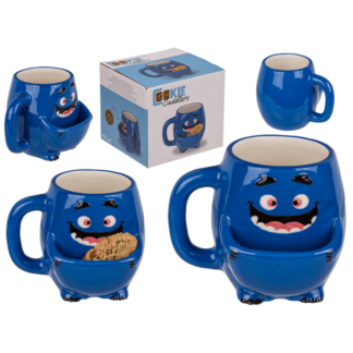 Dolomite Mug, Cookie Cudler, blue Monster,