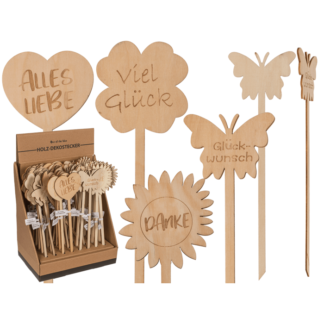 Wooden stick, Good wishes,