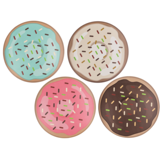 Polypropylen placemat, Donut,