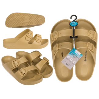 Men sandals, tan, size 41/42,