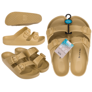 Men sandals, tan, size 45/46,