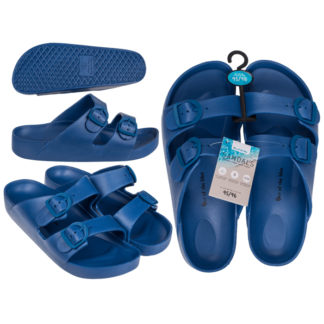 Men sandals, blue, size 45/46,