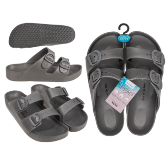 Men sandals, grey, size 43/44,