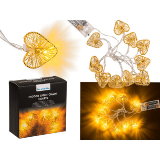 Light chain, Hearts, with 10 LED,