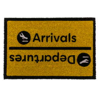 Floor mat, Arrivals-Departures, ca. 60 x 40 cm,