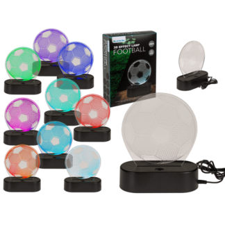 3D-Lamp, Soccer, ca. 16 x 12 cm, plastic,