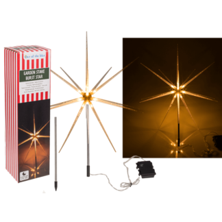Garden Stake, Burst Star, with 14 LED, IP44,
