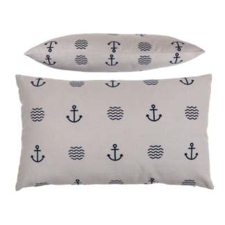 White decoration cushion, Modern Maritime,